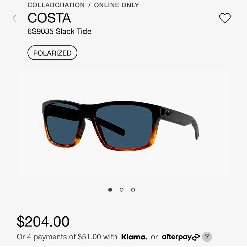 New Authentic Costa Sunglasses.